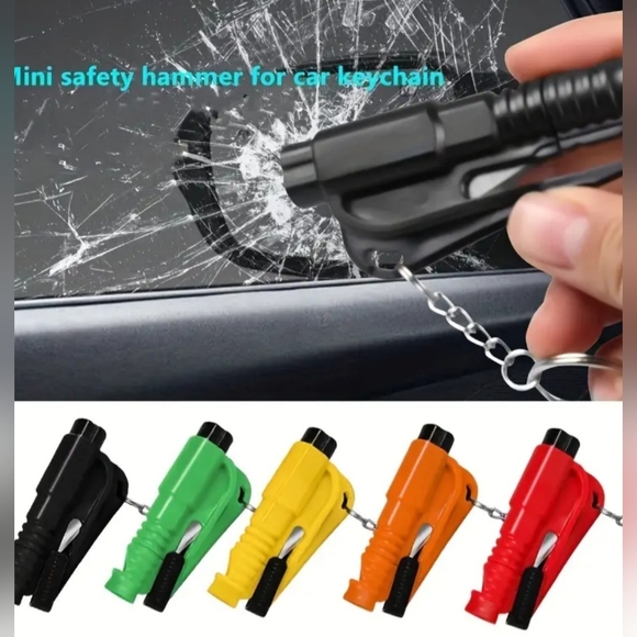 New Safety Keychain Breaks Glass Cuts Seatbelts - Picture 2 of 4